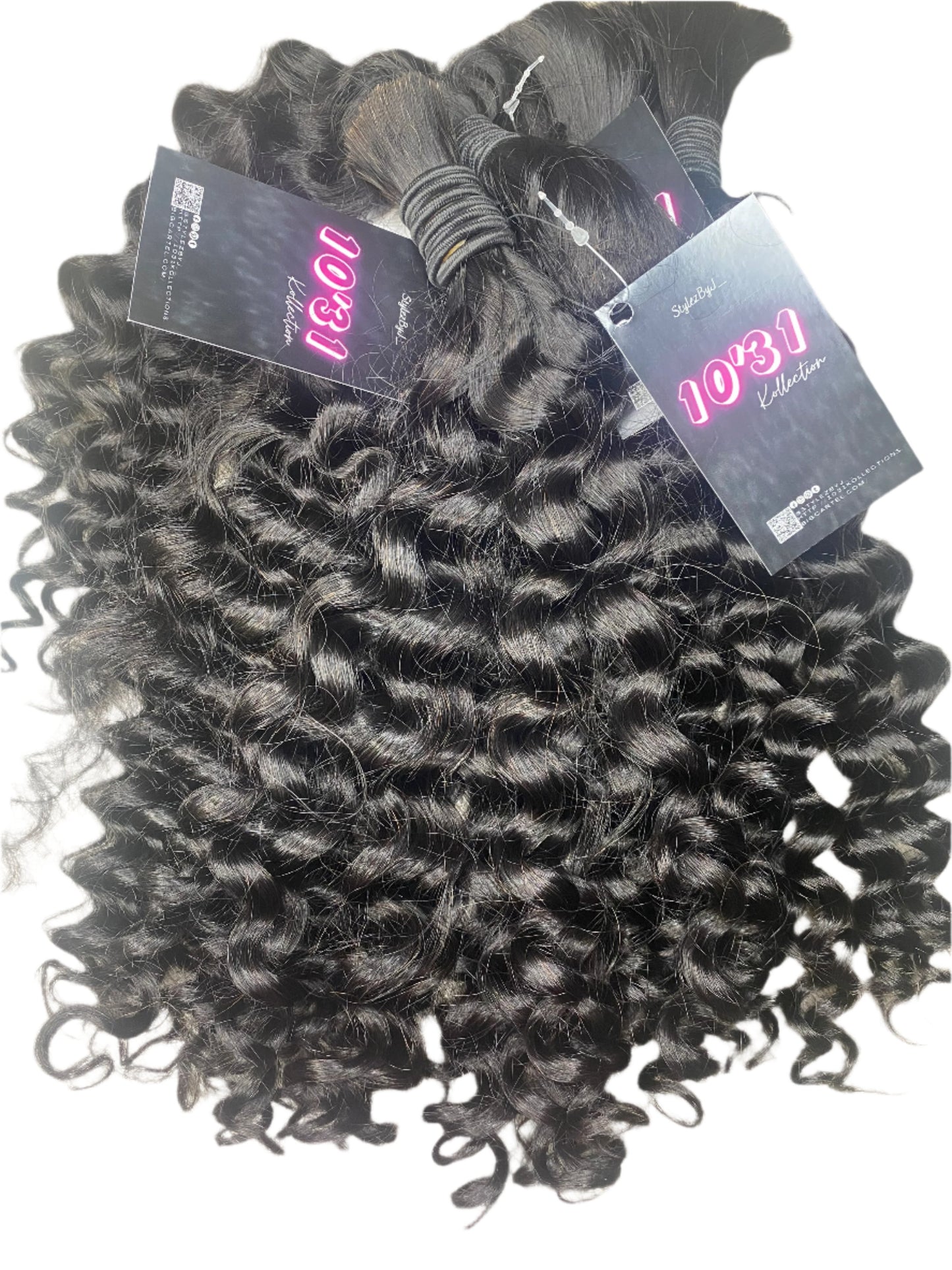 Bundled Italian  Curl / 100 grams (Human Bulk Hair)